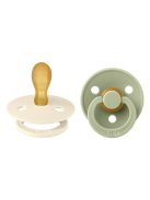 BIBS Colour 2-es szett, szimmetrikus cumifej, (Krémfehér/Zsálya), 6-36 hó