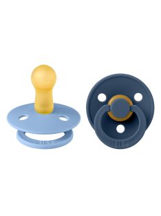 BIBS Colour 2-es szett, (Égkék/Acélkék), 6-18 hó