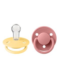   BIBS De Lux 2-es cumiszett, (Krémsárga/Tearózsa), egyméret