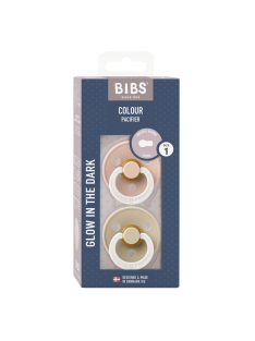   BIBS Colour 2-es szett, (Esti púderrózsaszín/Esti vanília), 0-6 hó