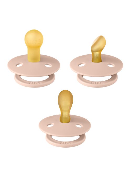 BIBS Colour Cumi 3 db-os Try-it kollekció, púderrózsaszín