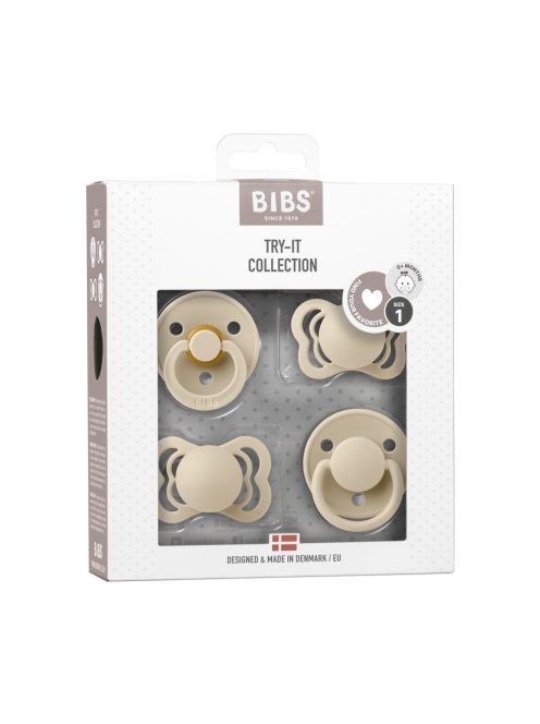 BIBS Try-it Cumi 4 db-os kollekció, vanília