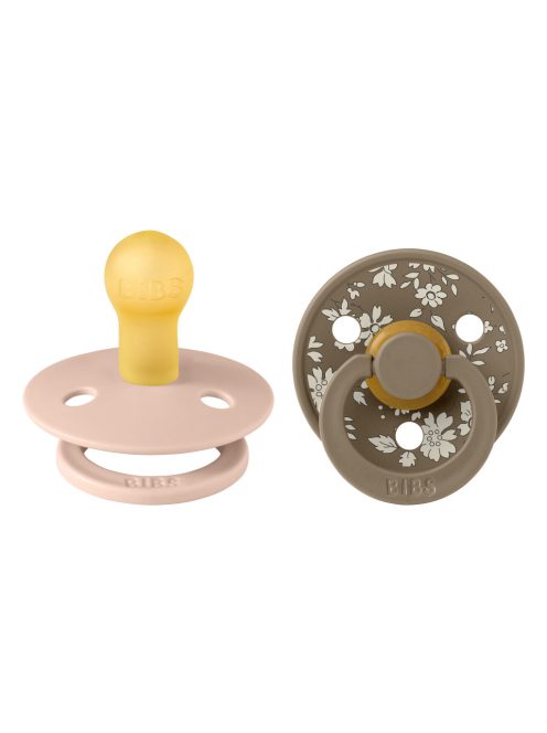 BIBS X Liberty 2-es Cumi szett, Colour, Capel, Púderrózsaszín Mix, 0-6 hó