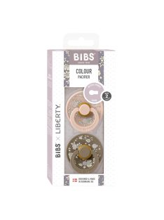   BIBS X Liberty 2-es Cumi szett, Colour, Capel, Púderrózsaszín Mix, 6-18 hó