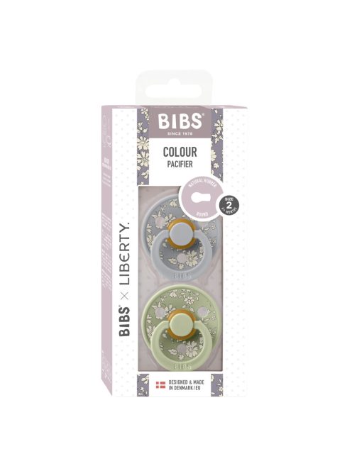 BIBS X Liberty 2-es Cumi szett, Colour, Capel, Zsálya Mix, 6-18 hó