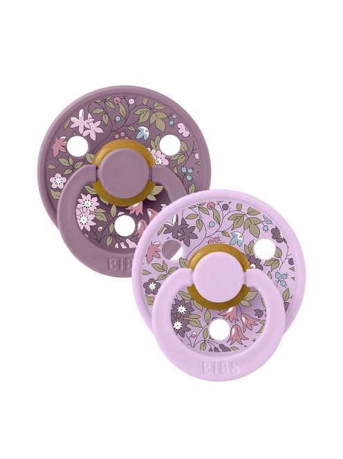 BIBS X Liberty 2-es Cumi szett, Colour, Kamilla, Viola Mix, 0-6 hó