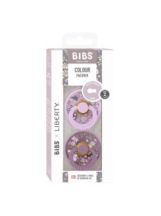   BIBS X Liberty 2-es Cumi szett, Colour, Kamilla, Viola Mix, 6-18 hó