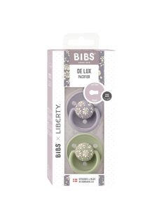   BIBS X Liberty 2-es Cumi szett, De Lux, Capel, Zsálya Mix, egyméret