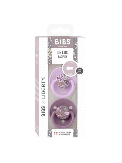 BIBS X Liberty 2-es Cumi szett, De Lux, Kamilla, Mályva Mix, egyméret
