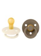 BIBS Colour 2-es szett, (Krémfehér/Tölgy), 0-6 hó