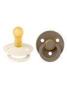 BIBS Colour 2-es szett, (Krémfehér/Tölgy), 6-18 hó