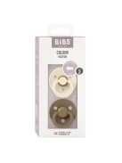 BIBS Colour 2-es szett, (Krémfehér/Tölgy), 6-18 hó
