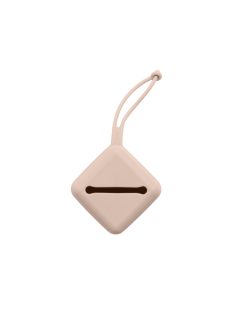 BIBS Szilikon cumitartó, (Púderrózsaszín)