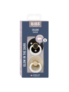   BIBS Colour 2-es szett, (Esti fekete/Esti vanília), 18-36 hó