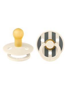 BIBS Cumi, Studio Block Colour, Rubint/Fenyőzöld, 0-6 hó