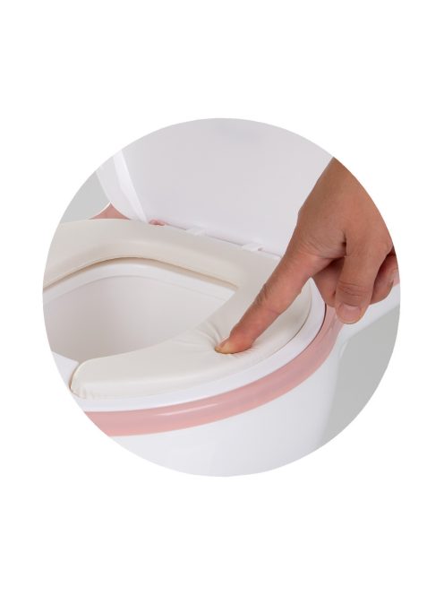Chipolino Lux wc formájú bili hanggal - Pink