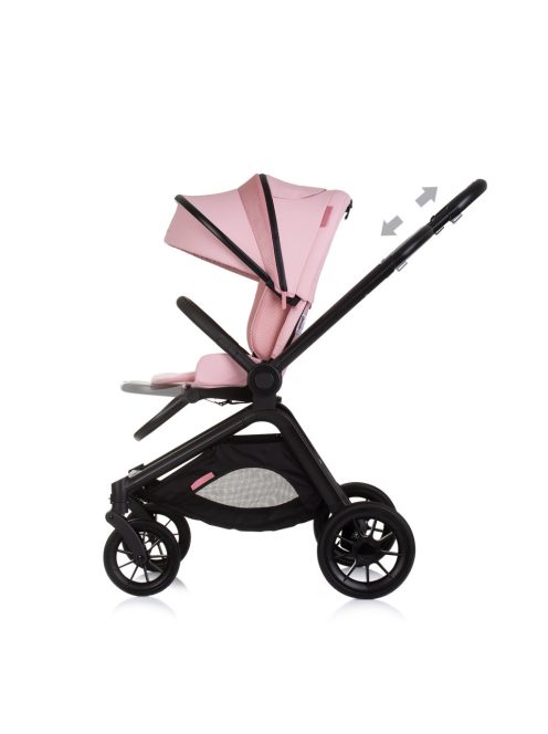 Chipolino Magnum 3az1-ben multifunkciós babakocsi - Pink marshmallow