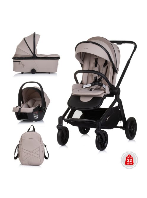 Chipolino Magnum 3az1-ben multifunkciós babakocsi - Tiramisu