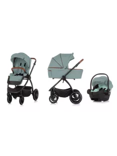 Chipolino Prestige 3az1-ben multifunkciós babakocsi - Basil