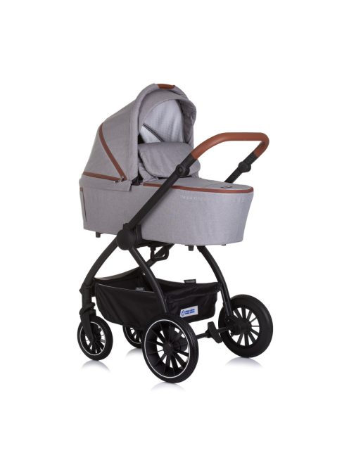 Chipolino Prestige 3az1-ben multifunkciós babakocsi - Cloud grey