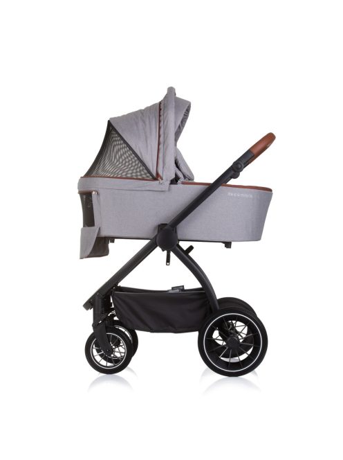 Chipolino Prestige 3az1-ben multifunkciós babakocsi - Cloud grey