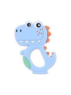 Baby Care szilikon rágóka - Dino Lucky Blue