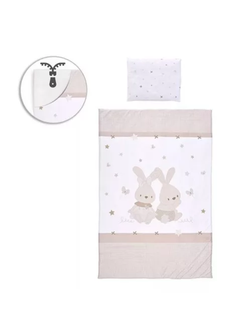 Lorelli 5 részes ágynemű garnitúra - Honey Bunny Beige