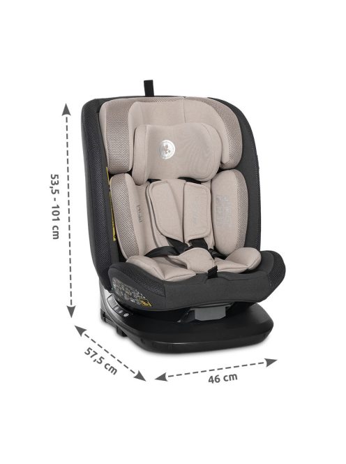 Lorelli Imola, isofix 360 autósülés, 40-150cm - Beige