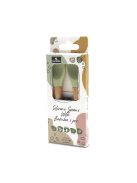 Lorelli Szilikon kanalak bambusz nyéllel, 2 db - fresh green