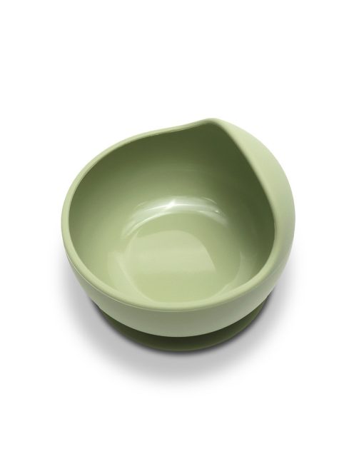 Lorelli Szilikon tál tapadókoronggal - Fresh Green