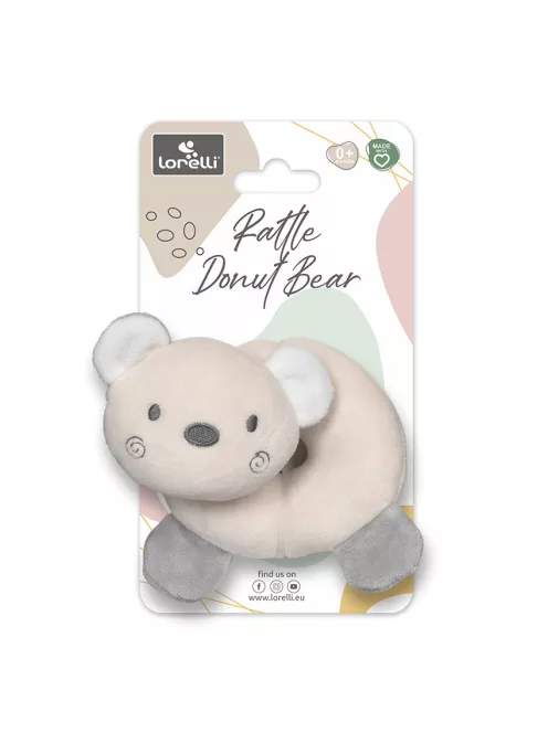 Lorelli Toys Csörgő fánk - Bézs Maci