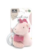 Lorelli Toys Plüss gyűrűs játék - Pink Unikornis