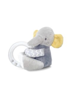 Lorelli Toys Plüss gyűrűs játék - Szürke Elefánt