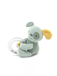 Lorelli Toys Plüss gyűrűs játék - Zöld Kutya