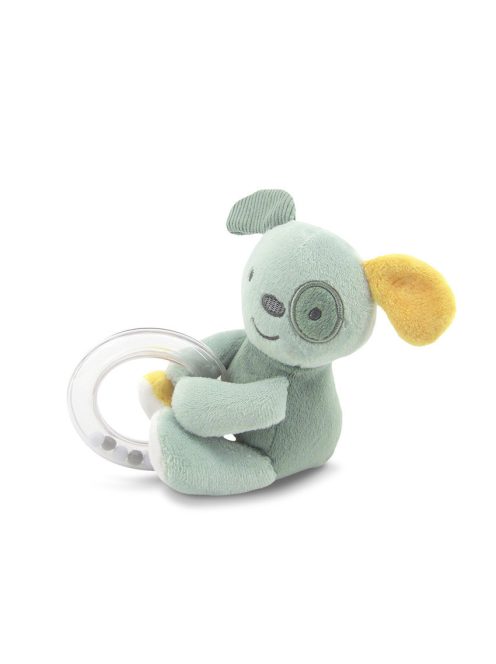 Lorelli Toys Plüss gyűrűs játék - Zöld Kutya