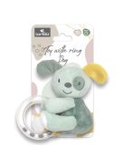 Lorelli Toys Plüss gyűrűs játék - Zöld Kutya