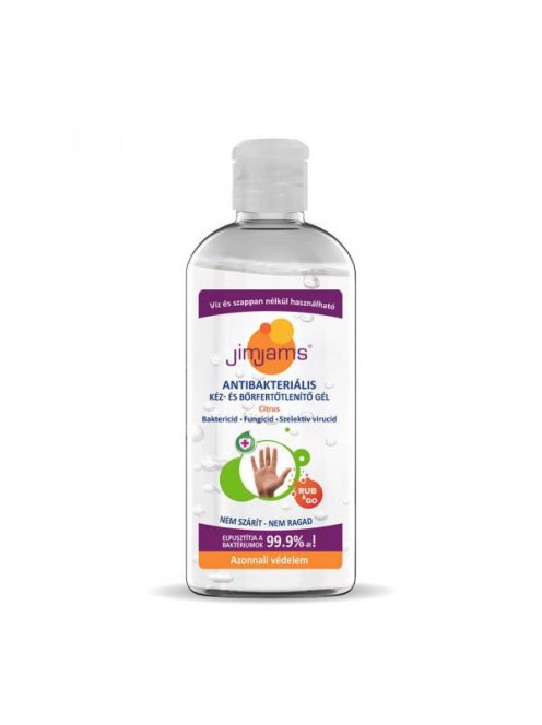 JimJams Antibakteriális kéz- és bőrfertőtlenítő gél, 100 ml