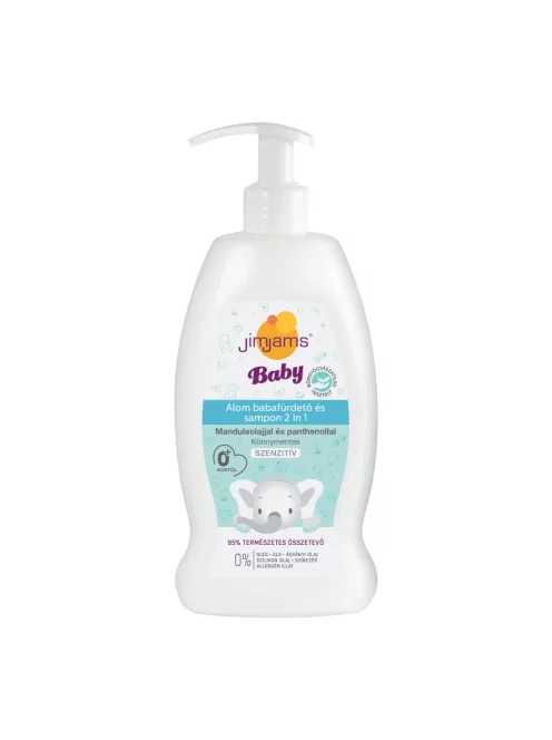 JimJams Baby Álom fürdető és sampon 2in1, 400 ml