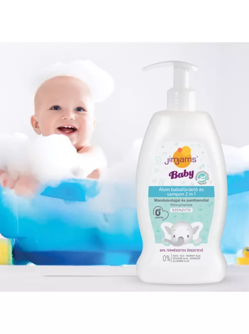 JimJams Baby Álom fürdető és sampon 2in1, 400 ml