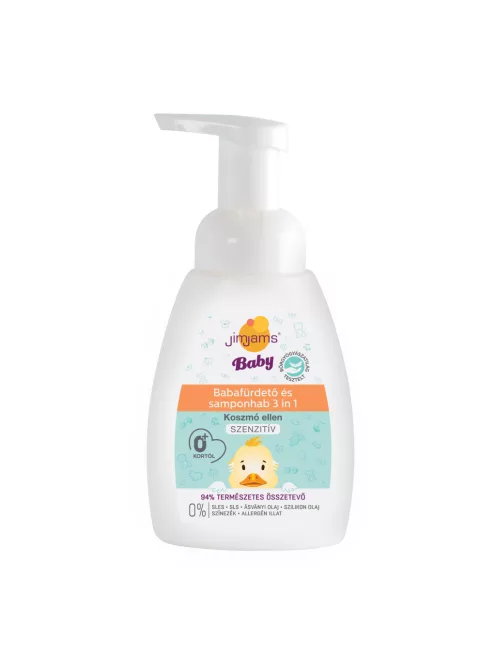 JimJams Baby Habfürdő és sampon 3in1, 250 ml