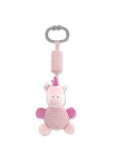   Lorelli Toys Campanula plüss babakocsi játék - Pink Unikornis