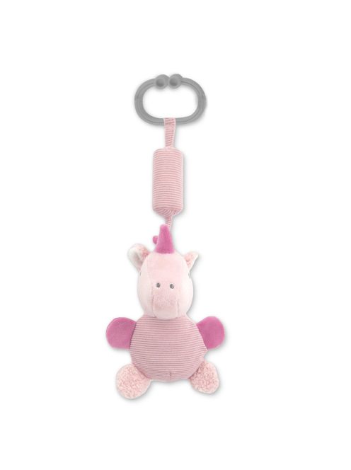 Lorelli Toys Campanula plüss babakocsi játék - Pink Unikornis