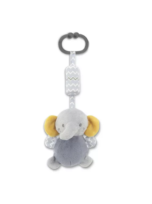Lorelli Toys Campanula plüss babakocsi játék - Szürke Elefánt