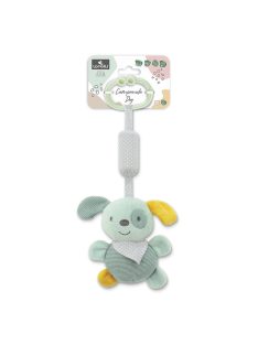   Lorelli Toys Campanula plüss babakocsi játék - Zöld Kutya
