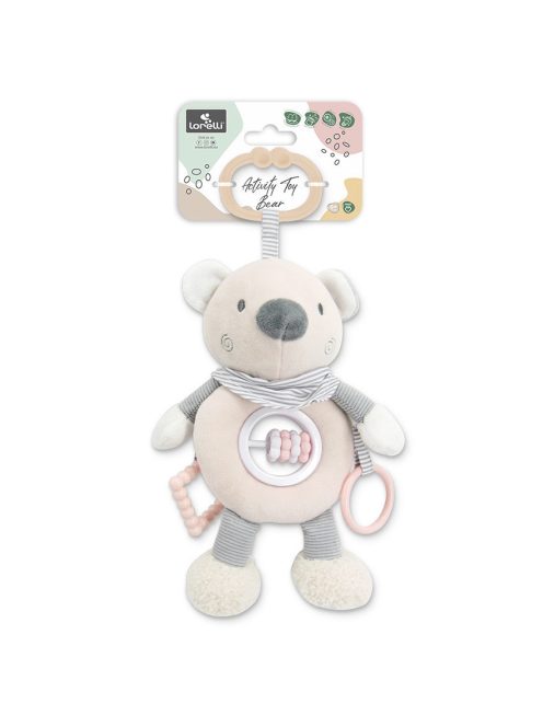 Lorelli Toys plüss csörgőjáték - Bézs Maci