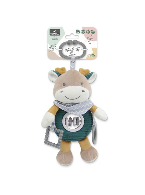Lorelli Toys plüss csörgőjáték - Kék Szarvas