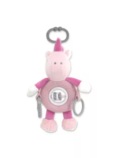 Lorelli Toys plüss csörgőjáték - Pink Unikornis