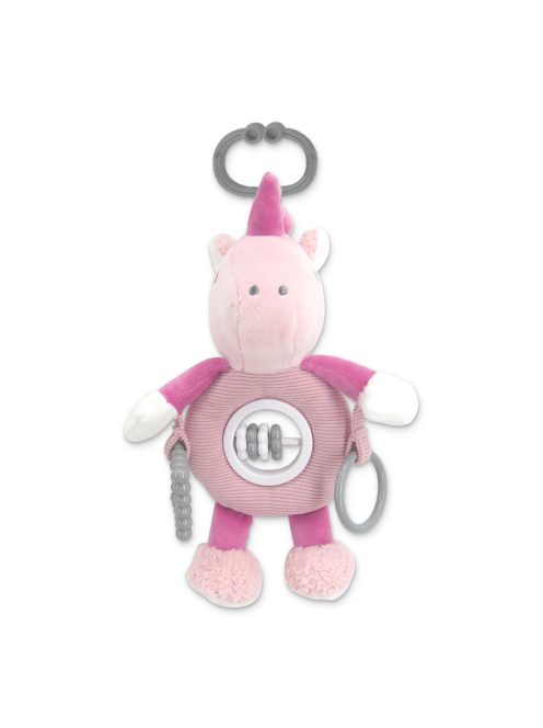 Lorelli Toys plüss csörgőjáték - Pink Unikornis