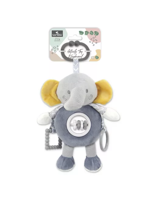 Lorelli Toys plüss csörgőjáték - Szürke Elefánt