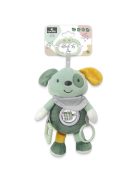 Lorelli Toys plüss csörgőjáték - Zöld Kutya